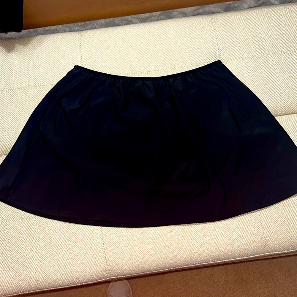 T.H.E. Bathing Suit Skirt Black 24W
